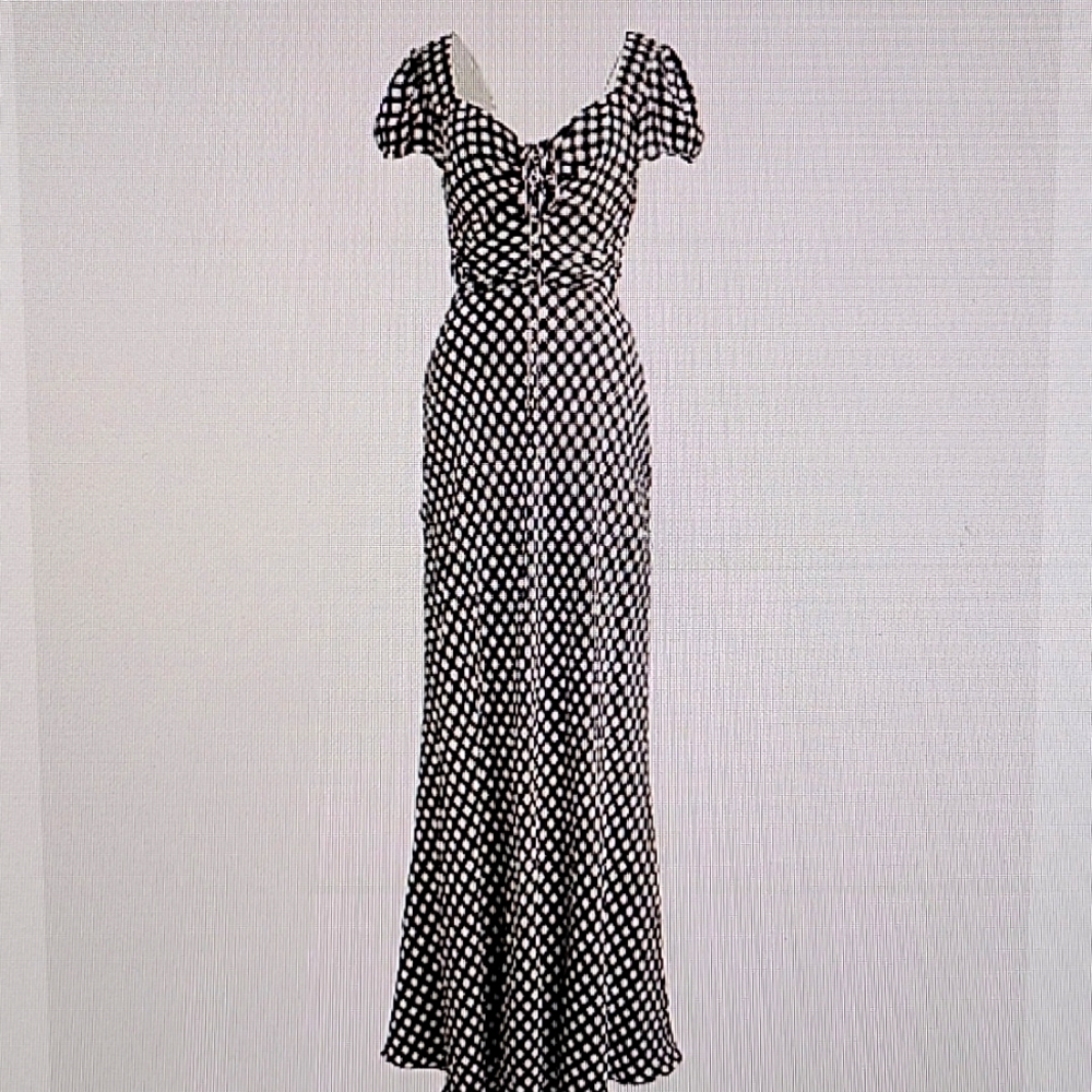 JCrew Collection Gingham Maxi